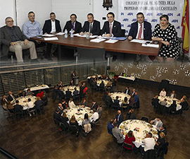 Cena anual del Colegio Oficial de Agentes de la Propiedad Inmobiliaria de Castellón