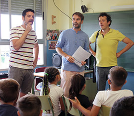 Cesión del Paranimf para los ensayos de L´Escola Canta
