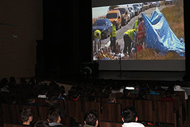 Road Show, espectáculo multimedia y de testimonios para sensibilizar de los riesgos al volante