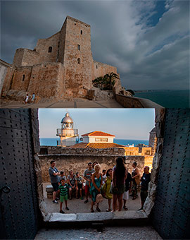 Cerca de 290.000 personas visitaron en 2019 el Castillo de Peñíscola