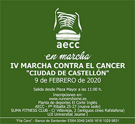 IV Marcha contra el cáncer ciudad de Castellón