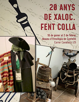 Inauguración de la exposición ´´ 20 anys de Xaloc fen colla ´´