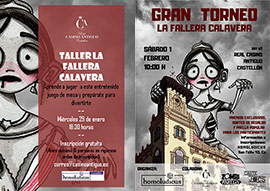 Taller y torneo La fallera calavera en el Real Casino Antiguo de Castellón