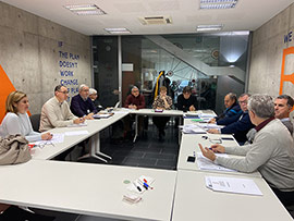 Reunión para elaborar el estudio estratégico para el desarrollo económico de la Mancomunidad del Penyagolosa-Pueblos del Norte