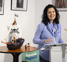 Exposición de figuras emblemáticas de Playmobil en la Casa de la Cultura de Onda