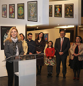 Inauguración de la exposición ´A Tres Tintes´ con los carteles de los 75 años de la Magdalena