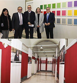 Inauguración de las exposiciones de invierno en la Fundación Caja Castellón