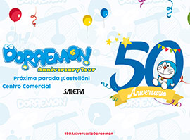 Doraemon celebra su 50 aniversario en Salera