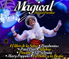 Magical, musical familiar  que se representará el 8 de enero en el Auditori i Palau de Congressos de Castelló