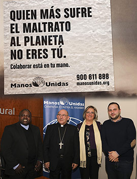 Quien más sufre el maltrato al planeta no eres tú, campaña de Manos Unidas
