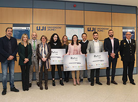 La Policía Local de Castelló premia a tres alumnos de la UJI en su II Premio de Investigación