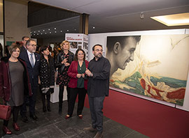 Inauguración del estand de la Diputación de Castellón el miércoles en Arco 2020