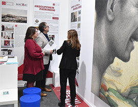 Inauguración del estand de la Diputación de Castellón en ARCO 2020