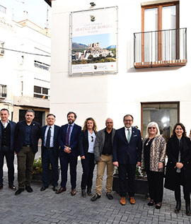 Inauguración del nuevo centro de interpretación del Castillo Palacio Beatriz de Borgia en  Castellnovo