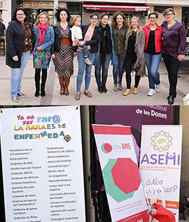 Celebración en Castelló del Día Mundial de las Enfermedades Raras