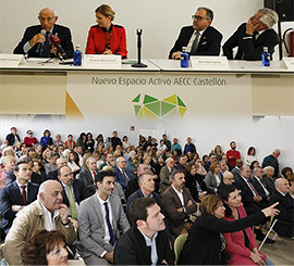 Inauguración de la nueva sede de la Asociación Española Contra el Cáncer, AECC