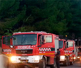 Positivo por coronavirus en la plantilla de bomberos de Castelló