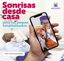 Payasospital llevará ´sonrisas online´ a los niños hospitalizados de la Comunitat Valenciana
