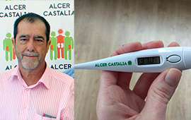 ALCER Castalia promueve la prevención frente al Covid-19 y repartiendo termómetros