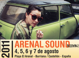 Arenal Sound confirma la incorporación de Russian Red, Delorean, Vive la Fête, La Habitación Roja, Pol 3.14, We are Standard