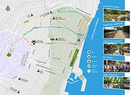 Visita virtual por espacios verdes de Castelló a través de la guía interactiva