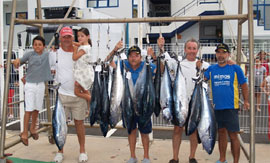 El Club Náutico de  Oropesa del Mar acogerá el Campeonato del Mundo de Pesca de Altura al Brumeo por Clubs