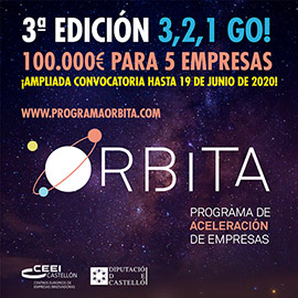 El Programa Órbita amplía hasta el 19 de junio el plazo para optar a sus 100.000 € en premios