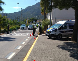 Controles policiales en Oropesa del Mar para evitar los desplazamientos de turistas