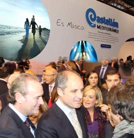 Fitur 2011. Francisco Camps visita los stand de Castellón y su provincia