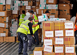 Llega un nuevo cargamento con material sanitario de protección para la Comunitat Valenciana