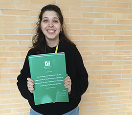 La doctoranda de Psicología Carla Carratalá Ros defiende la primera tesis doctoral telemática en la UJI durante el estado de alarma