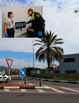 La Policía Local de la Vall d’Uixó refuerza los controles con drones de vigilancia