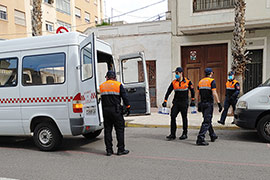 Protección Civil colabora con el Banco de Alimentos