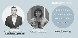 Píldoras formativas gratuitas FUE-UJI, intercambio de ideas con los ponentes