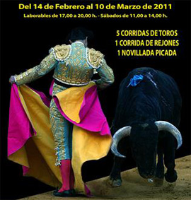 Feria de la Magdalena 2011, corridas de toros