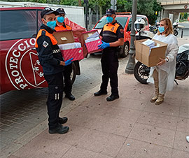 Benicàssim inicia el reparto de 25.000 mascarillas