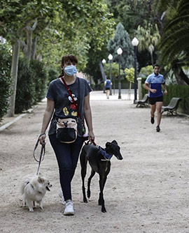 Fotografías de Juanjo Lavernia por el parque Ribalta de Castellón