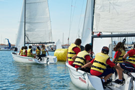 Tercera jornada de competición de los Jocs Esportius de Vela