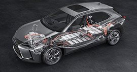 El Lexus UX 300e eléctrico ofrecerá una garantía de 10 años o un millón de kilómetros en su batería