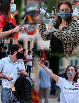 Caceroladas de protesta en Castelló