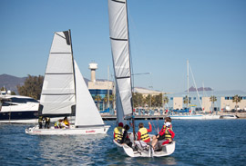 Illes Columbretes A y San Cristóbal empatan al frente de la General de Los Jocs Esportius de Vela de Castellón