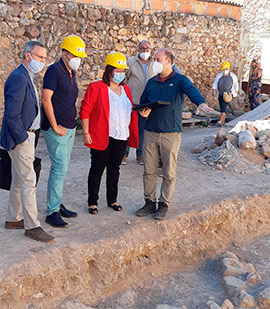La Diputación recupera la ermita de San Francisco Javier de Soneja y estudia cambios en el proyecto para integrar el hallazgo de la iglesia visigoda