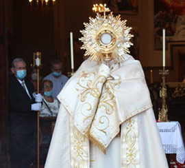 Celebración del Corpus Christi en la Concatedral de Santa María de Castellón