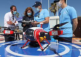 Castelló controlará la ocupación de sus playas con dron e inteligencia artificial para evitar concentraciones