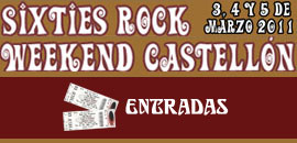 Castelló Cultural saca a la venta las entradas sueltas del Festival Sixties Rock Weekend