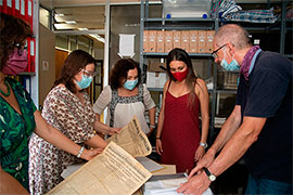 El Grupo per la Recerca de la Memoria Histórica de Castelló cederá su archivo a la Diputación para que sea accesible online