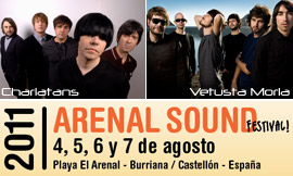 ARENAL SOUND: The Charlatans y Vetusta Morla se suman al cartel