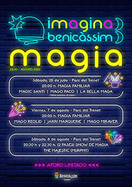 El parque del Trenet se llenará de magia con ´Imagina Benicàssim´