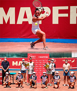 Sara Sorribes campeona del torneo Mapfre en el C.T. Castellón