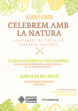 Celebrem amb la Natura celebra este sábado el Día de los Parques Naturales con una visita y concurso fotográfico al Desert de les Palmes